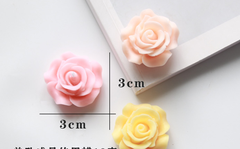 Khuôn Silicon - Hoa Hồng Nở - 3.3cm - Cánh Mỏng