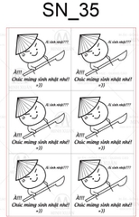 Decal Chủ Đề Sinh Nhật - DSN - DSN35