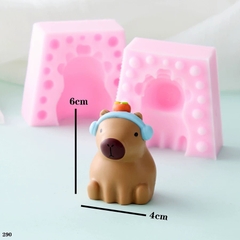 Khuôn Silicon - Động Vật - Capybara 2 Mảnh Tai Nghe