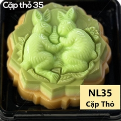 Khuôn Nhựa RCNL - NL35 - 2 Con Thỏ
