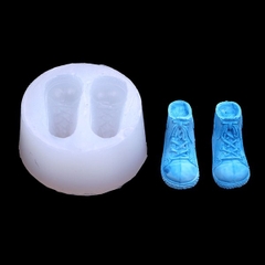 Khuôn Silicon - Em Bé Giày - Đôi Dây 4cm