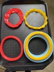 Khuôn Silicon - Viền Hủ Vàng - TG Tặng Kèm YB 382 (Chỉ Live)
