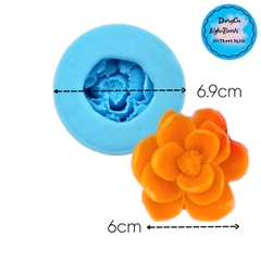 Khuôn Silicon - Hoa Hồng Lai -  6cm
