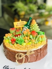 Khuôn Silicon - Viền VN - 17x8cm - VN08 - Vân Tròn