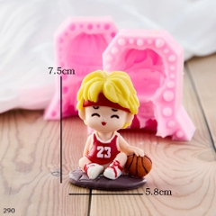 Khuôn Silicon - Cầu Thủ - 2 Mảnh 7.5cm 23