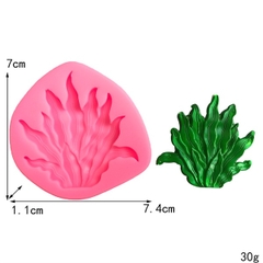 Khuôn Silicon - Lá Bụi Cỏ - Bụi Cỏ 7cm Dẹp