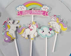 Set Cắm Ngựa Pony Đẹp Phụ Kiện Trang Trí Bánh
