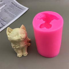 Khuôn Silicon - Động Vật - Mèo Ngồi 7.8cm