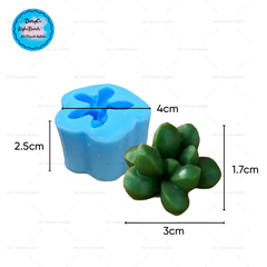 Khuôn Silicon - Sen Đá TIA - Ụ 3cm