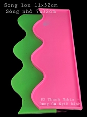 Khuôn Silicon - Viền Lượn Sóng Lớn 11x32cm