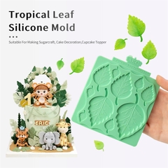 Khuôn Silicon - Lá Thẳng Răng Cưa 10c
