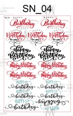 Decal Chủ Đề Sinh Nhật - DSN - DSN04
