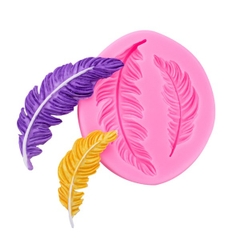 Khuôn Silicon - Lá Lông Vũ - 9cm - 2c - Oval