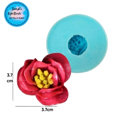 Khuôn Silicon - Hoa Hồng Lai - Hồng Trà V7