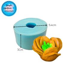 Khuôn Silicon - Hoa Hồng Lai - Hồng Trà V7