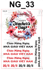 Decal Nhà Giáo 20/11 - DNG - DNG33