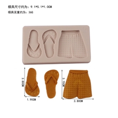 Khuôn Silicon - Giày - Đôi Dép Quần 3C