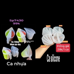 Ca Chia Ngăn Nhựa - Có Tay Cầm - 3 Ngăn 750ml