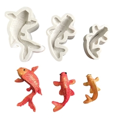 Khuôn Silicon - Biển - Cá Koi 6cm