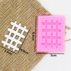 Khuôn Silicon - Hàng Rào 4.5cm Tròn