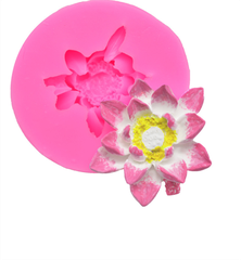 Khuôn Silicon - Hoa Sen Thái Nở - sen nở 3.8cm - Nhụy Thấp 1.8cm