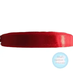 Ruy Băng Trang Trí - Thường - 1cm - TRƠN ĐỎ
