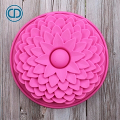 Khuôn Silicon - Đế - Hoa Cúc Tầng 22 Cm Cao 5 Cm