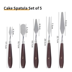 Set 5 Bay Vẽ Bay Xúc Màu Bay Tạo Hình Bánh Kem