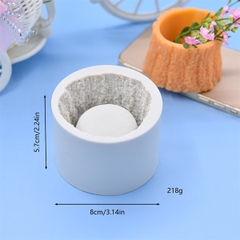 Khuôn Silicon - Chậu Cây - Vỏ Gỗ 5.7cm Cao 8cm
