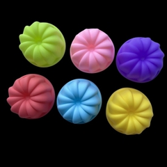 [10 cup] Khuôn Silicon - Cup Set 7cm - M07 - Sọc To