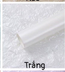 Giấy Nhăn Bó Hoa - Trắng - Sấp 20 Tờ