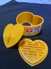 Khuôn Ấn Xôi - Tim VT - 15cm - Song Hỷ - Hán