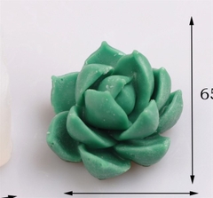 Khuôn Silicon - Sen Đá Nở - 7x4.9cm - Cánh Nhọn