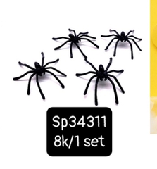 NHỆN NHỰA SET 5 CON PHỤ KIỆN TRANG TRÍ BÁNH - SET 5 CON