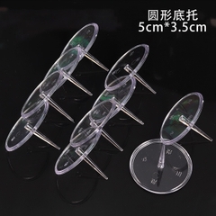 Ghim Chống Trượt 4D -Kèm Keo - Tròn 5cm - Bọc 100
