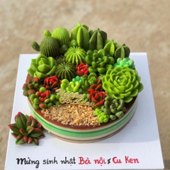 Khuôn Silicon - Sen Đá Nở - 8.3cm Sen Đá Ngọc L5