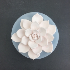 Khuôn Silicon - Sen Đá Cánh Tia Nhọn 6.8cm