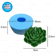 Khuôn Silicon - Sen Đá Nở - 8.3cm Sen Đá Ngọc L5