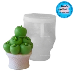 Khuôn Silicon - Trái Cây - Giỏ Táo 6.5cm