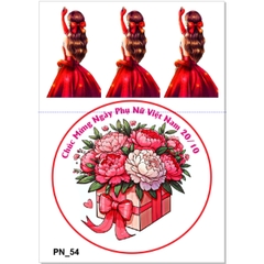 Decal Chủ Đề Phụ Nữ - DPN - DPN54 18cm