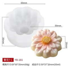 Khuôn Silicon - Hoa Mai Đào Nằm - Yb-181