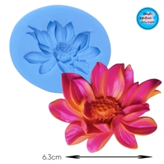 Khuôn Silicon - Mặt Ép Hoa Sen - 7cm Sen Cánh Rũ