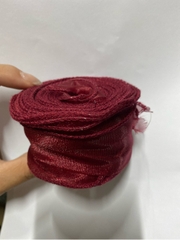 RUY BĂNG - VOAN -9MX3CM - MÀU ĐỎ ĐÔ