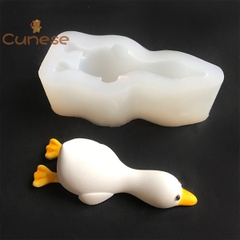 Khuôn Silicon - Động Vật - Vịt Nằm Dài 10cm