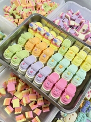 Khuôn Silicon - Em Bé Giày - Giày Dép Crocs Khúc Bạch K Charm