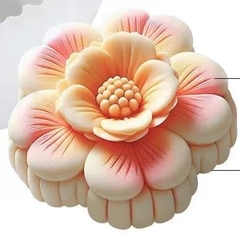 [10 cup] Khuôn Silicon - Cup Set 5cm - M46 - Cúc Tim