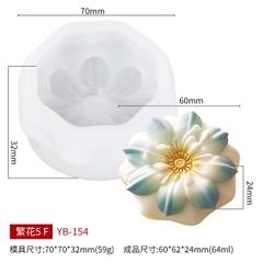 Khuôn Silicon - Hoa Mai Đào Nằm - Yb-154