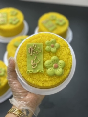 Khuôn Silicon - Hoa Mai Đào Nằm - 3.3-4.5cm - 2c Nhụy