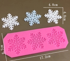 Khuôn Silicon - Noel - Cánh Tuyết Noel - 4.8cm Vĩ 3C
