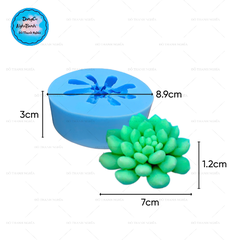 Khuôn Silicon - Sen Đá - Tia Tầng 7Cm